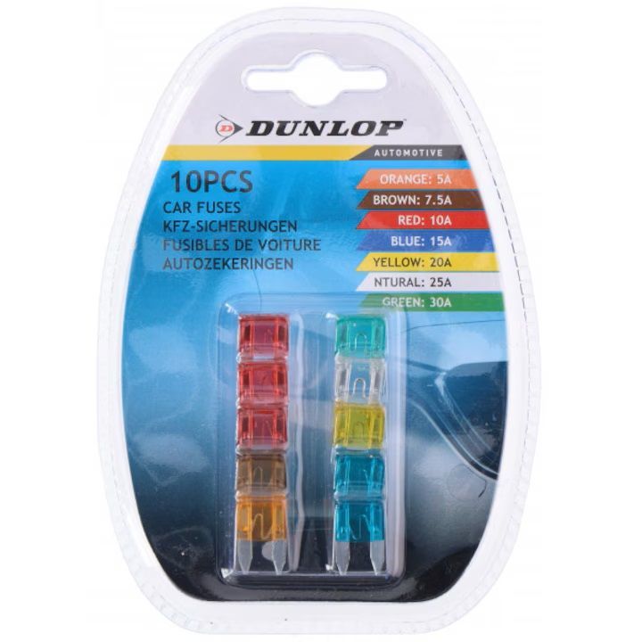 Set sigurante auto DUNLOP 10 buc miniatura