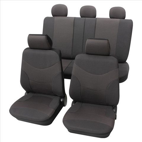 Set complet huse scaune PETEX (fata-spate) Antracit-Vesuv miniatura