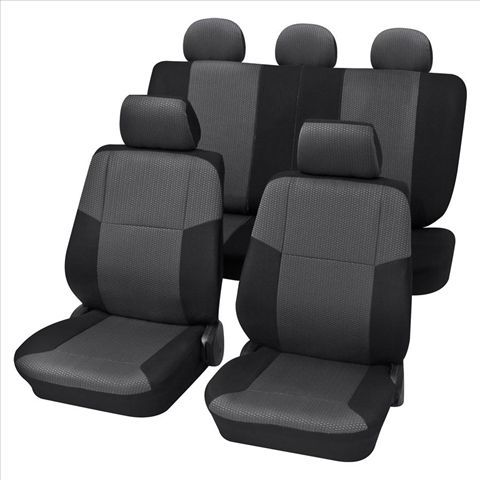 Set complet huse scaune PETEX (fata-spate) Negru-Sylt miniatura