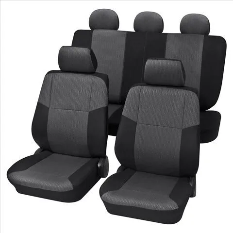 Set complet huse scaune PETEX (fata-spate) Negru-Sylt miniatura