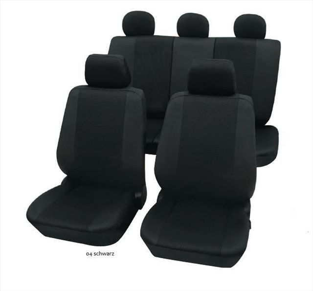 Set complet huse scaune PETEX Sydney Negru miniatura