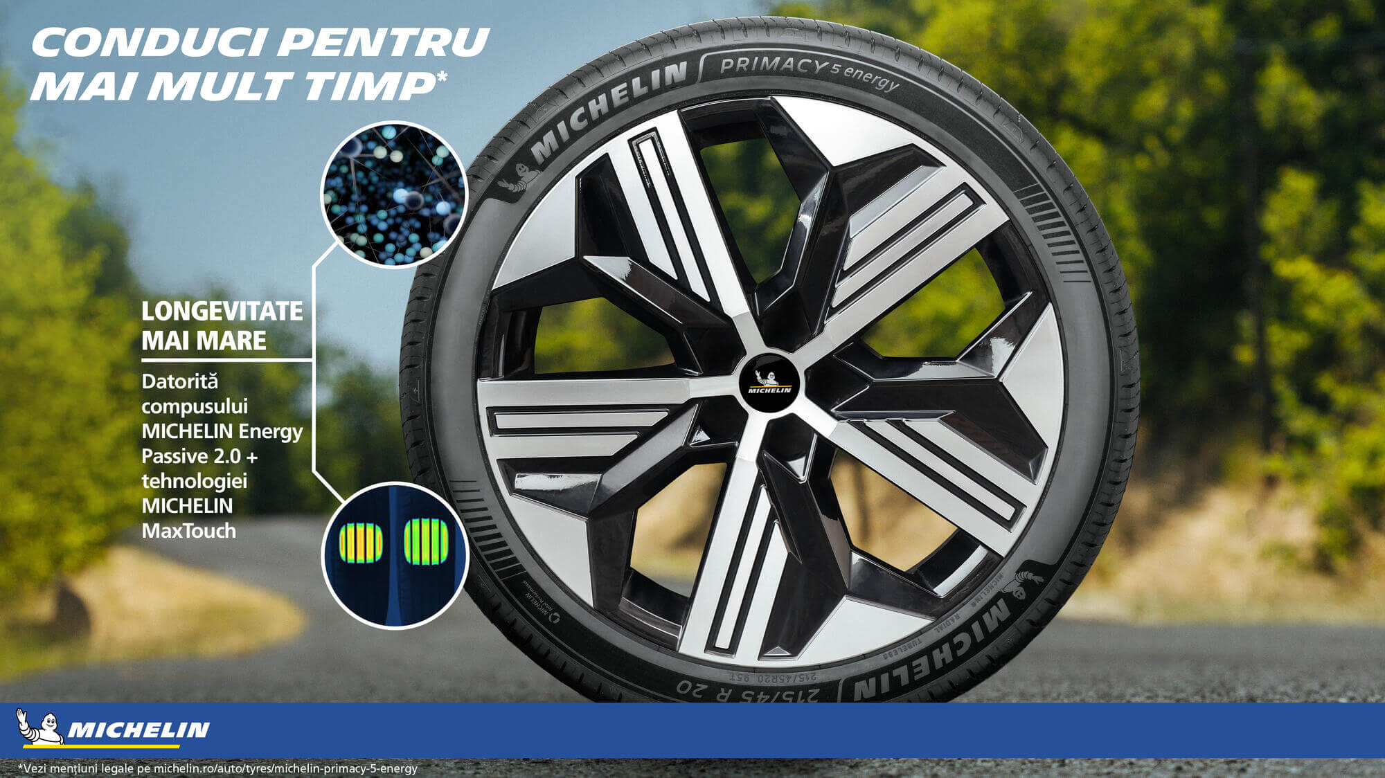Michelin Primacy 5 Energy longevitate si uzura uniforma