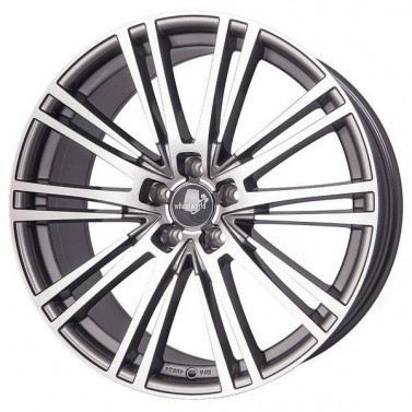 Jante ALIAJ 5X112 2DRV WH18 DAYTONA GRAU POL. FRONTPOLIERT ET30 5/112 66.6 R19 - Poza 1