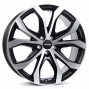 Jante ALIAJ 5X108 ALUTEC W10-X RACING SCHWARZ FRONTPOLIERT ET45 5/108 70.1 R18 - Poza 1 miniatura