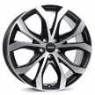 Jante ALIAJ 5X127 ALUTEC W10-X RACING SCHWARZ FRONTPOLIERT ET55 5/127 71.6 miniatura