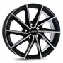 Jante ALIAJ 4X108 ALUTEC SINGA DIAMANTSCHWARZ ET25 4/108 65.10 R17 - Poza 1 miniatura
