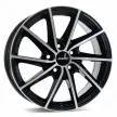 Jante ALIAJ 4X108 ALUTEC SINGA DIAMANTSCHWARZ ET25 4/108 65.10 miniatura