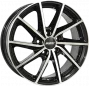 Jante ALIAJ 4X100 ALUTEC SINGA Gloss Black / Polished ET40 4/100 60.1 R15 - Poza 1 miniatura