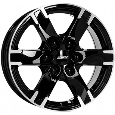 Jante ALIAJ 6X114 ALUTEC TITAN Gloss Black / Polished ET45 6/114 66.1 R16 - Poza 1