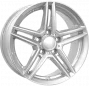 Jante ALIAJ 5X112 ALUTEC M10 Silver ET43 5/112 66.6 R18 - Poza 1 miniatura