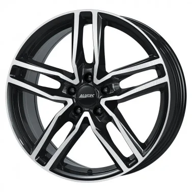 Jante ALIAJ 5X112 ALUTEC IKENU Schwarz poliert ET45 5/112 66.5 R17 - Poza 1