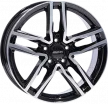 Jante ALIAJ 5X112 ALUTEC IKENU Gloss Black / Polished ET43 5/112 66.6 miniatura