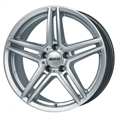 Jante ALIAJ 5X112 ALUTEC M10 POLAR SILBER ET44 5/112 66.5 R16 - Poza 1