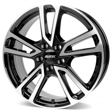 Jante ALIAJ 5X108 ALUTEC TORMENTA DIAMANTSCHWARZ FP ET50 5/108 63.40 R17 - Poza 1