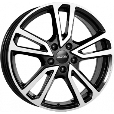 Jante ALIAJ 5X112 ALUTEC TORMENTA Gloss Black / Polished ET26 5/112 66.4 R19 - Poza 1
