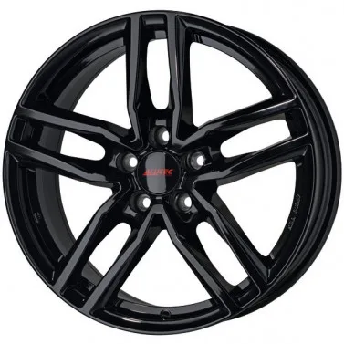 Jante ALIAJ 5X112 ALUTEC IKENU DIAMANT-SCHWARZ LACKIERT ET45 5/112 70 R18 - Poza 1