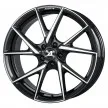Jante ALIAJ 5X114.3 ALUTEC ADX diamond-black frontpolished ET35 5/114.3 70.1 miniatura