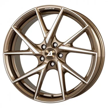 Jante ALIAJ 5X108 ALUTEC ADX metallic-bronze frontpolished ET47 5/108 70.1 R18 - Poza 1