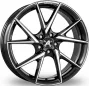 Jante ALIAJ 5X112 ALUTEC ADX.01 Gloss Black / Polished ET50 5/112 70.1 R19 - Poza 1 miniatura