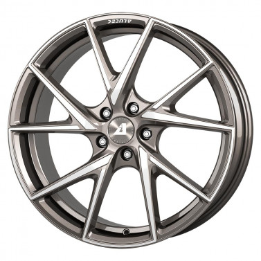 Jante ALIAJ 5X114.3 ALUTEC ADX metallic-platinum frontpolished ET40 5/114.3 70.1 R20 - Poza 1