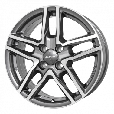 Jante ALIAJ 4X108 ALUTEC IKENU GRAPHIT FP ET32 4/108 65.10 R16 - Poza 1