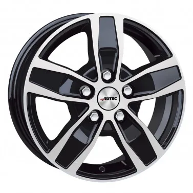 Jante ALIAJ 5X130 AUTEC QUANTRO SCHW POL SCHWARZ POLIERT ET66 5/130 78.10 R16 - Poza 1