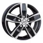 Jante ALIAJ 5X130 AUTEC QUANTRO SCHW POL SCHWARZ POLIERT ET66 5/130 78.10 R16 - Poza 1 miniatura