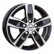 Jante ALIAJ 5X130 AUTEC QUANTRO SCHW POL SCHWARZ POLIERT ET66 5/130 78.10 miniatura