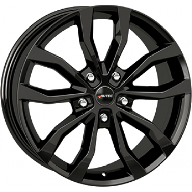 Jante ALIAJ 5X108 AUTEC UTECA Gloss Black ET45 5/108 63.4 R19 - Poza 1