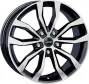 Jante ALIAJ 5X120 AUTEC UTECA Gloss Black / Polished ET46 5/120 65.1 R19 - Poza 1 miniatura