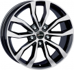 Jante ALIAJ 5X120 AUTEC UTECA Gloss Black / Polished ET46 5/120 65.1 miniatura
