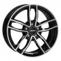 Jante ALIAJ 5X112 AUTEC MERCADOR SCHWARZ POLIERT ET44 5/112 66.50 R16 - Poza 1 miniatura