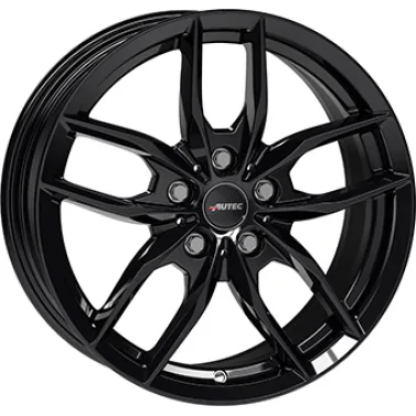 Jante ALIAJ 5X112 AUTEC BAVARIS Gloss Black ET47 5/112 66.6 R17 - Poza 1