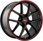Jante ALIAJ 5X120 BBS CI-R Dull Black / Red ET35 5/120 82 R19 - Poza 1 miniatura