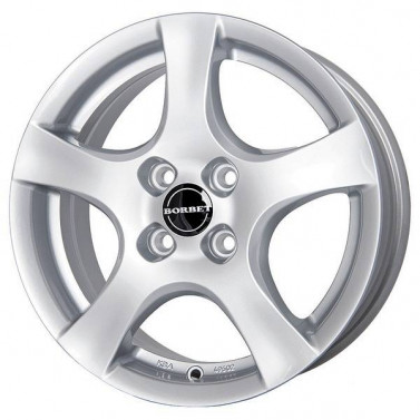 Jante ALIAJ 4X100 BORBET F BRILLANTSILBER LACKIERT ET35 4/100 64 R15 - Poza 1