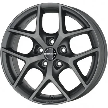 Jante ALIAJ 5X120 BORBET Y TITAN MATT MATTLACKIERT ET37 5/120 72.5 R17 - Poza 1