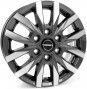 Jante ALIAJ 6X130 BORBET CW6 MIST ANTHRACITE GL ET54 6/130 84.10 R16 - Poza 1 miniatura