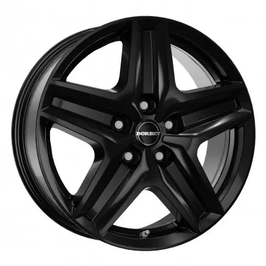 Jante ALIAJ 5X130 BORBET CWZ BLACKACK GLOSSY ET53 5/130 78.10 R18 - Poza 1