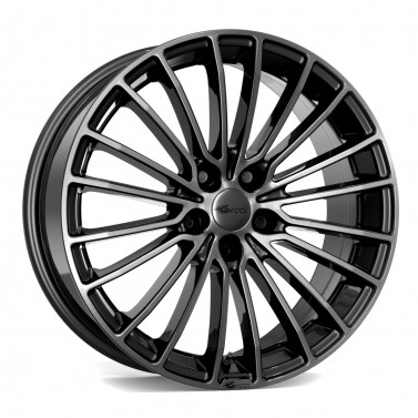 Jante ALIAJ 5X115 BROCK B24 SCHWARZ FRONTPOL ET46 5/115 70.20 R18 - Poza 1