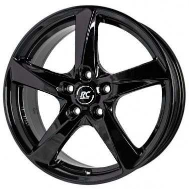 Jante ALIAJ 5X100 BROCK RC30 SCHWARZ-GLANZ LACKIERT ET35 5/100 57.1 R16 - Poza 1