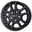 Jante ALIAJ 5X120 BROCK RC 25T SCHWARZ-MATT MATTLACKIERT ET51 5/120 65.1 miniatura