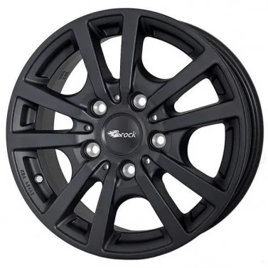Jante ALIAJ 5X160 BROCK RC 25T SCHWARZ-MATT MATTLACKIERT ET60 5/160 65.1 R16 - Poza 1