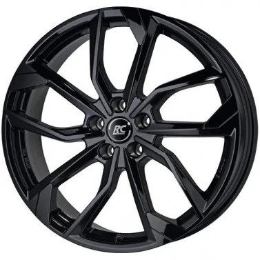 Jante ALIAJ 5X112 BROCK RC34 SCHWARZ-GLANZ LACKIERT ET45 5/112 57.1 R19 - Poza 1