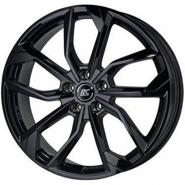 Jante ALIAJ 5X112 BROCK RC34 SCHWARZ-GLANZ LACKIERT ET44 5/112 66.6 R17 - Poza 1