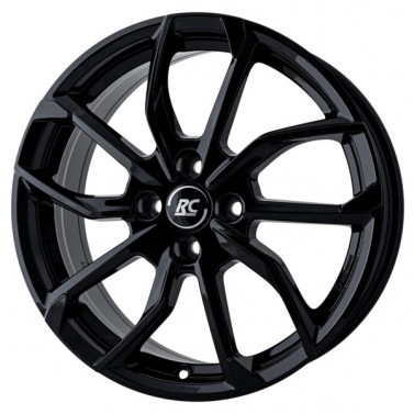 Jante ALIAJ 35886 BROCK RC34 SCHWARZ-GLANZ LACKIERT ET41 4/98 58.1 R17 - Poza 1