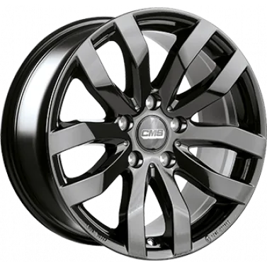 Jante ALIAJ 5X112 CMS C22 Gloss Black ET52 5/112 66.5 R16 - Poza 1