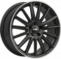 Jante ALIAJ 5X108 CMS C23 Gloss Black / Polished lip ET48 5/108 63.4 R18 - Poza 1 miniatura