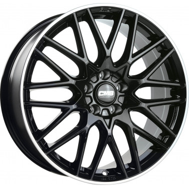 Jante ALIAJ 5X114,3 CMS C25 DIAMOND RIM BLACKACK ET47 5/114.3 67.20 R18 - Poza 1
