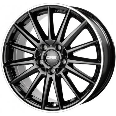 Jante ALIAJ 5X114,3 CMS C23 DIAMOND RIM BLACKACK ET48 5/114.3 67.20 R20 - Poza 1