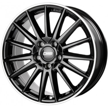 Jante ALIAJ 4X100 CMS C23 DIAMOND RIM BLACKACK ET37 4/100 60.10 R16 - Poza 1